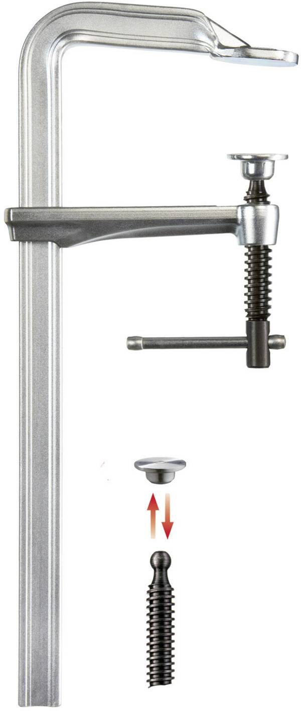 Bessey GZ80K Tiefspann-Schraubzwinge Spann-Weite (max.):800 mm Ausladungs-Maße:120 mm
