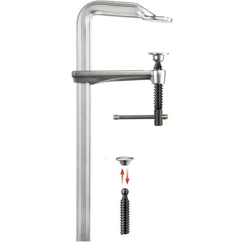 Ganzstahl-Schraubzwinge GZ-K 800/120 Bessey GZ80K Spann-Weite (max.):800 mm Ausladungs-Maße:120 mm