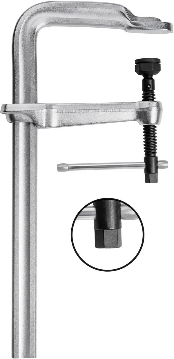 Bessey STB60M Tiefspann-Schraubzwinge Spann-Weite (max.):600 mm Produktabmessung, Länge: 750 mm Ausladungs-Maße:175 mm