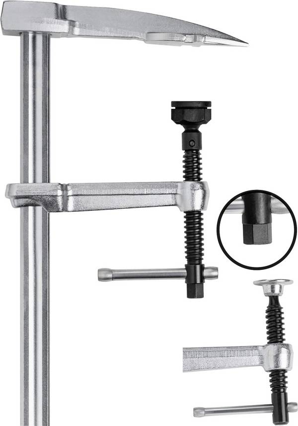 Bessey SPZ80K Tiefspann-Schraubzwinge Spann-Weite (max.):800 mm Ausladungs-Maße:140 mm