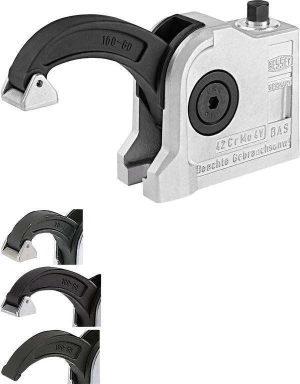 BAS Spannhöhe 88mm A.40mm m.AL-Druckschuh offen Bessey