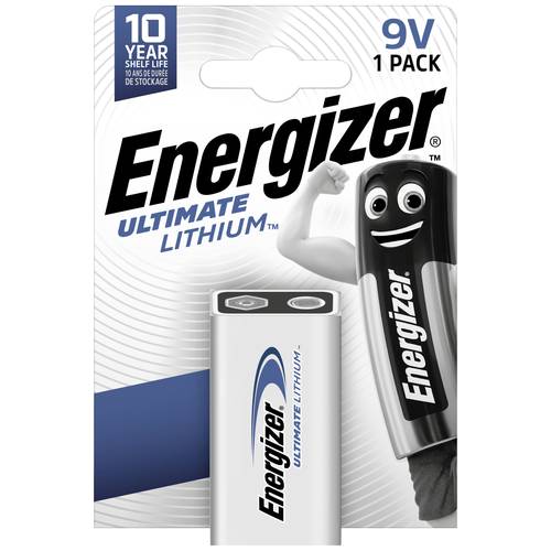 Energizer Ultimate 6LR61 9 V Block-Batterie Lithium 12000 mAh 9 V 1 St.