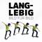 Vier Bilder eines Jungen, der einen Skateboard-Trick ausführt, mit dem Text 'Lang-lebig Bild für Bild' im Hintergrund.