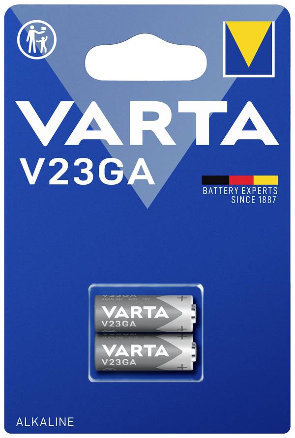 Varta ALKALINE Special V23GA Bli 2 Spezial-Batterie 23 A Alkali-Mangan 12 V 50 mAh 2 St.
