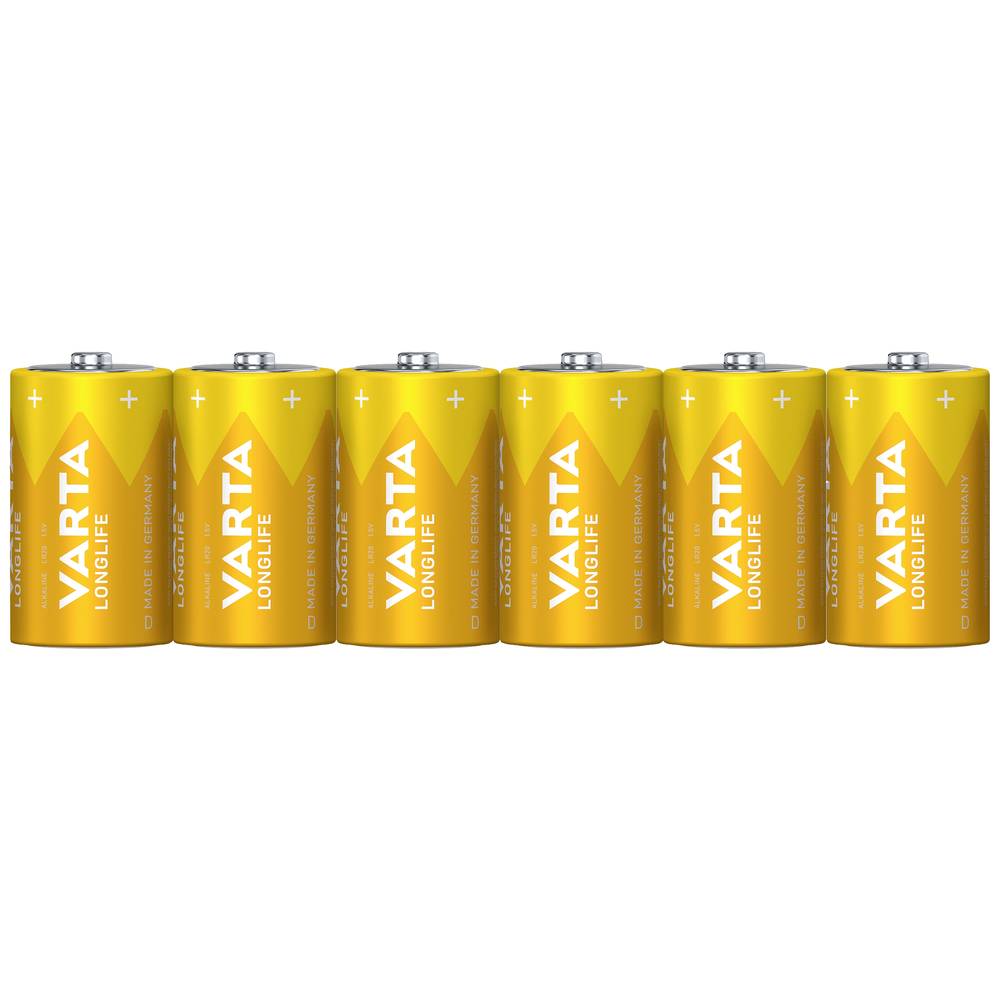 Varta D (mono) Alkali-mangaan batterij 1.5 V 6 stuks