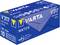 Blaue Verpackung mit der Aufschrift 'VARTA WATCH V317'. Enthält 10 silberne Uhrenbatterien, 1.55V, quecksilberfrei.