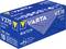 'VARTA V370' Uhrenbatterien, 1.55V, Silber, quecksilberfrei. Verpackung zeigt Bild von Knopfzelle, 10 Stück enthalten.