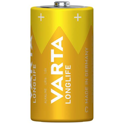 Thumbnail - Varta LONGLIFE C Folie 6 Baby (C)-Batterie Alkali-Mangan 7600 mAh 1.5 V 6 St.