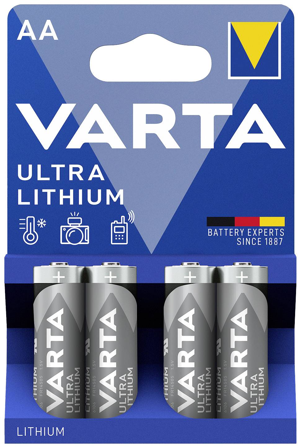 VARTA PROFESSIONAL Lithium AA 4er Blister