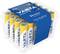 'Packung mit 24 AAA-Batterien von Varta Energy, Alkaline, 1,5V. Verpackung in Blau und Gelb gestaltet.'