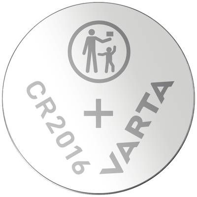Varta Knopfzelle CR 2016 3 V 1 St. 90 mAh Lithium LITHIUM Coin CR2016 Bli 1