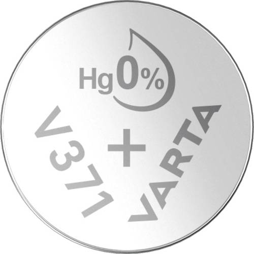 Thumbnail - Varta Knopfzelle 371 1.55 V 1 St. 30 mAh Silberoxid SILVER Coin V371/SR69 Bli 1