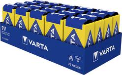 Varta 9 V Block-Batterie Alkali-Mangan 640 mAh 9 V 20 St.