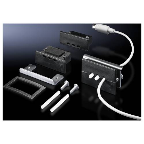 Rittal SZ 2400.300 Kabeldurchführungsplatte 2-fach Klemm-Ø (max.) 8 mm Kunststoff Schwarz (RAL 9005) 1 St.