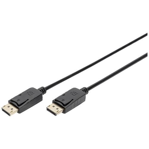 Digitus DisplayPort Anschlusskabel DisplayPort Stecker, DisplayPort Stecker 3.00 m Schwarz AK-340103-030-S DisplayPort-K...