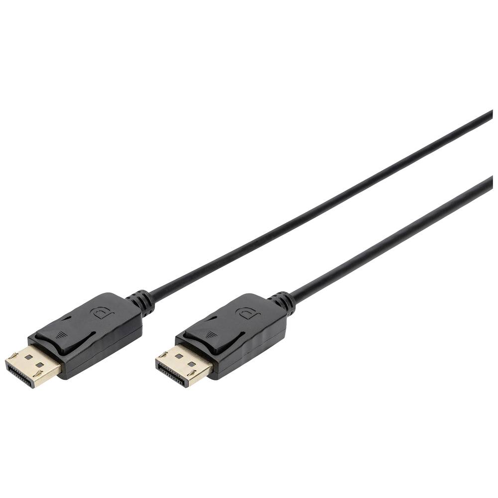 Digitus DisplayPort Aansluitkabel [1x DisplayPort stekker <=> 1x DisplayPort stekker] 3 m Zwart