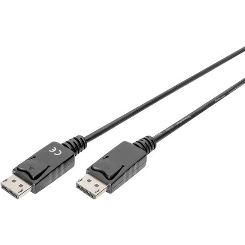 Digitus DisplayPort Anschlusskabel DisplayPort Stecker, DisplayPort Stecker 5.00 m Schwarz AK-340103-050-S DisplayPort-K...