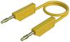 Hirschmann Test & Measurement MLN 100/2,5 GE Messleitung Lamellenstecker 4 mm Lamellenstecker 4 mm 1.00 m Gelb 1 St.