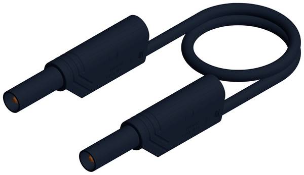 Hirschmann Test & Measurement MLS WS 200/1 sw Sicherheits-Messleitung Lamellenstecker 4 mm Lamellenstecker 4 mm 2.00 m Schwarz 1 St.
