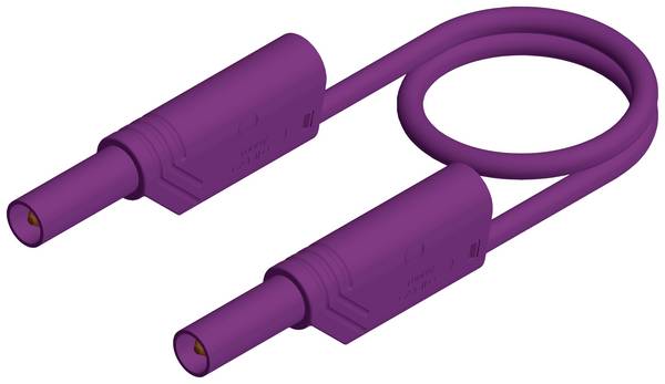 Hirschmann Test & Measurement MLS WS 200/2,5 Sicherheits-Messleitung Lamellenstecker 4 mm Lamellenstecker 4 mm 2.00 m Violett 1 St.