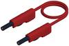 Hirschmann Test & Measurement MLB 200/1 V rt Messleitung Lamellenstecker 4 mm Lamellenstecker 4 mm 2.00 m Rot 1 St.