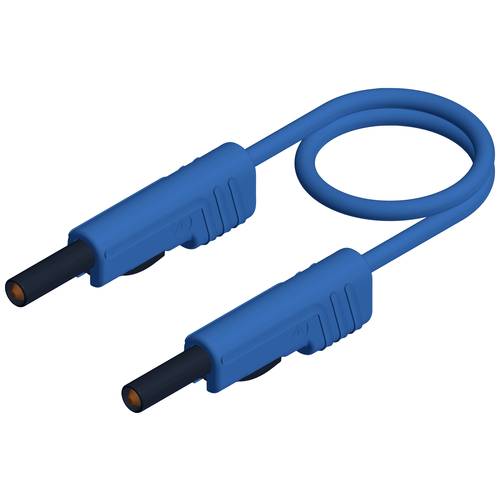 Thumbnail - Hirschmann Test & Measurement MLB 200/1 V bl Messleitung Lamellenstecker 4 mm Lamellenstecker 4 mm 2.00 m Blau 1 St.