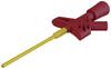 Hirschmann Test & Measurement KLEPS 1600 rt Sicherheits-Abgreifklemme Steckanschluss 2 mm CAT II Rot