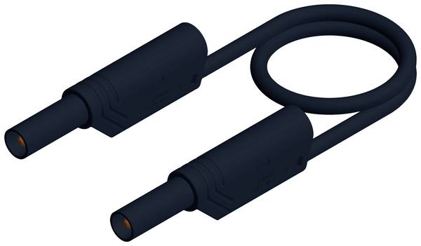 Hirschmann Test & Measurement MLS SIL WS 50/1 Sicherheits-Messleitung Lamellenstecker 4 mm Lamellenstecker 4 mm 0.50 m Schwarz 1 St.
