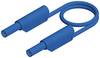 Hirschmann Test & Measurement MLS SIL WS 200/1 Sicherheits-Messleitung Lamellenstecker 4 mm Lamellenstecker 4 mm 2.00 m Blau 1 St.