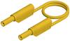 Hirschmann Test & Measurement MLS SIL WS 200/1 Sicherheits-Messleitung Lamellenstecker 4 mm Lamellenstecker 4 mm 2.00 m Gelb 1 St.