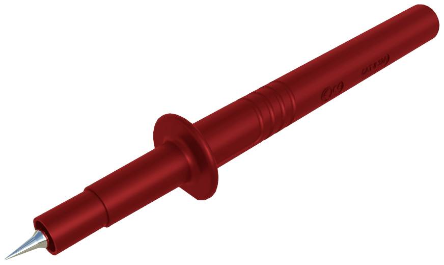 SKS Sicherheits-Prüfspitze Steckanschluss 4 mm CAT II 1000 V Rot SKS Hirschmann PRUEF 2700 rot / red