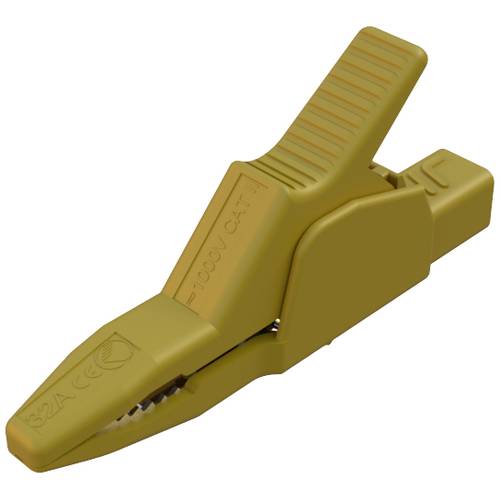 Thumbnail - Hirschmann Test & Measurement AK 2 B 2540 I ge Sicherheits-Abgreifklemme Steckanschluss 4 mm CAT II 1000 V Gelb