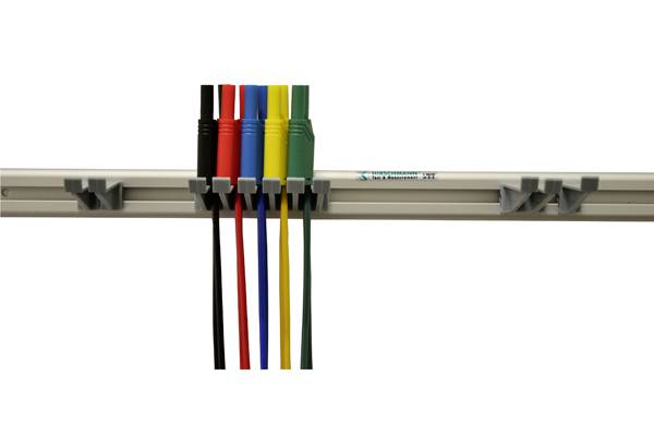 SKS Sicherheits-Messleitungs-Set [ Lamellenstecker 4 mm - Lamellenstecker 4 mm] 1 m Rot SKS Hirschma