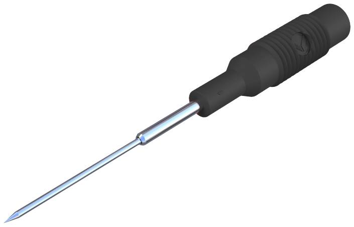 Pointe de touche Hirschmann Test & Measurement MZS 1 - PRUEF sw 973601100 enfichable 4 mm Ohne Messkategorie noir 1