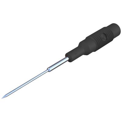 Ein schwarzer Schraubenzieher mit einem langen, spitzen Metallstift anstelle einer herkömmlichen Klinge.