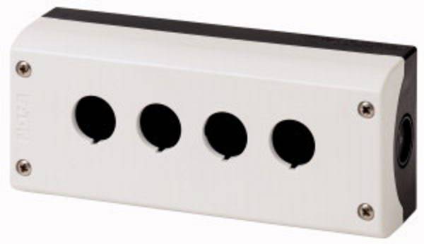Eaton M22-I4 216539 Aufbaugehäuse 4 Einbaustellen, für Bodenbefestigung (Ø x H) 22 mm x 80 mm Anthrazit 1 St. Piece