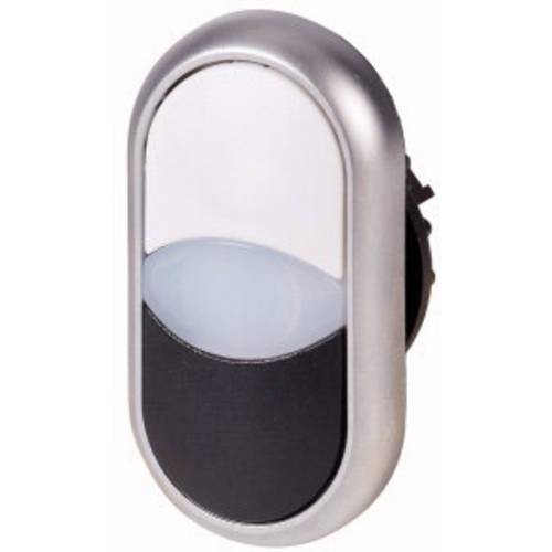 Eaton 216704-WH M22-DDL-WS Doppeldrucktaster Weiß, Schwarz 1 St.