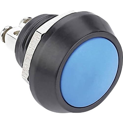 TRU COMPONENTS 701260 GQ12B-A, BL Vandalismusgeschützter Drucktaster 48 V/DC 2 A 1 x Aus/(Ein) tastend IP65 1 St.