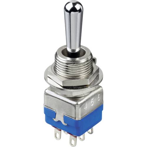 APEM 12146A 12146A Kippschalter 250 V/AC 2 A 2 x Ein/Ein IP54 rastend 1 St.