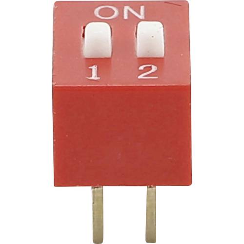 TRU COMPONENTS 709414 DS-02 DIP-Schalter Polzahl 2 Standard 1 St.