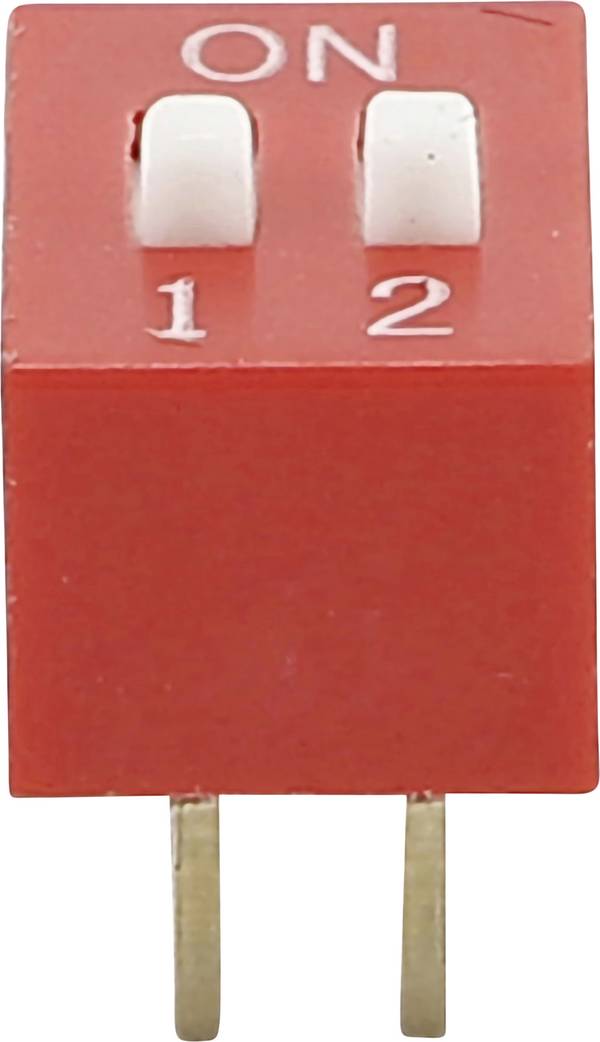 TRU COMPONENTS 709414 DS-02 DIP-Schalter Polzahl 2 Standard 1 St.