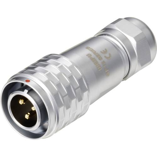Thumbnail - Weipu SF1210/P3 I Rundstecker Stecker, gerade Gesamtpolzahl: 3 Serie (Rundsteckverbinder): SF12 1 St.