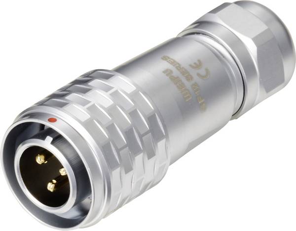 Weipu SF1210/P3 I Rundstecker Stecker, gerade Gesamtpolzahl: 3 Serie (Rundsteckverbinder): SF12 1 St.