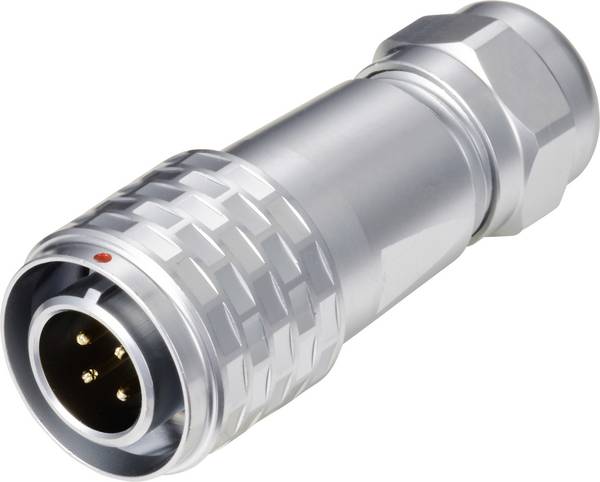 Weipu SF1210/P4 I Rundstecker Stecker, gerade Gesamtpolzahl: 4 Serie (Rundsteckverbinder): SF12 1 St.