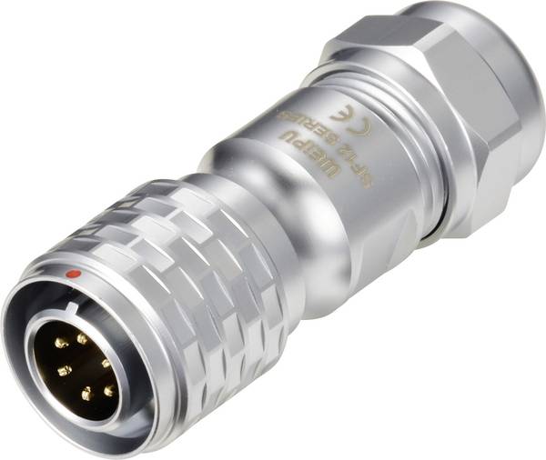 Weipu SF1210/P6 II Rundstecker Stecker, gerade Gesamtpolzahl: 6 Serie (Rundsteckverbinder): SF12 1 St.