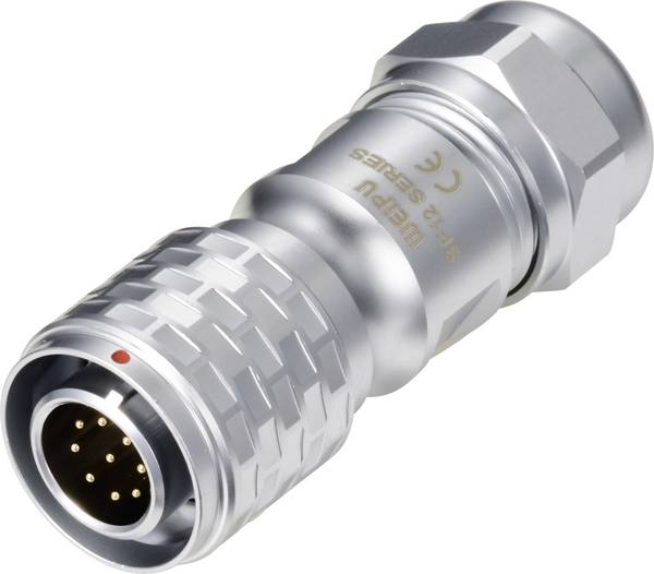 Weipu SF1210/P9 II Rundstecker Stecker, gerade Gesamtpolzahl: 9 Serie (Rundsteckverbinder): SF12 1 St.