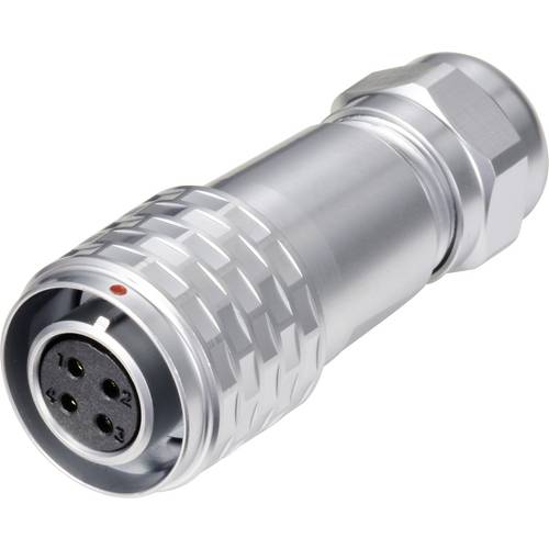 Weipu SF1210/S4 I Rundstecker Kupplung, gerade Gesamtpolzahl: 4 Serie (Rundsteckverbinder): SF12 1 St.