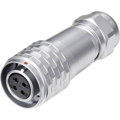 Weipu SF1210/S4 I Rundstecker Kupplung, gerade Gesamtpolzahl: 4 Serie (Rundsteckverbinder): SF12 1 St.-0