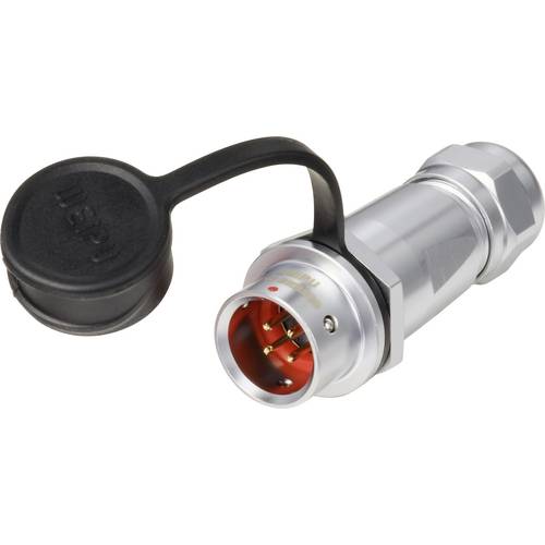 Weipu SF1211/P4 I Rundstecker Stecker, gerade Gesamtpolzahl: 4 Serie (Rundsteckverbinder): SF12 1 St.