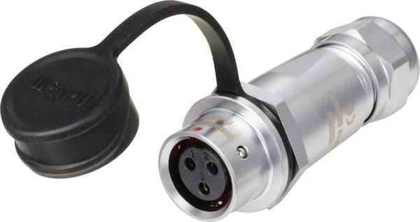 Weipu SF1211/S3 I Rundstecker Kupplung, gerade Gesamtpolzahl: 3 Serie (Rundsteckverbinder): SF12 1 St.